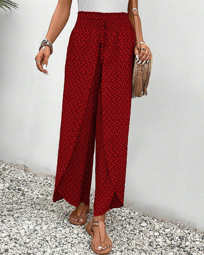 Sophia | Casual Trousers With Elastic Waist and Abstract Print 5