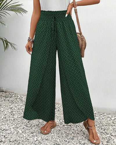 Sophia | Casual Trousers With Elastic Waist and Abstract Print 8