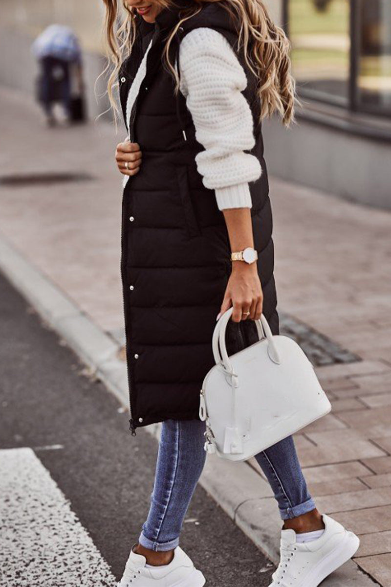 Sophia | Women's Black Zippered Cardigan with Mandarin Collar 5