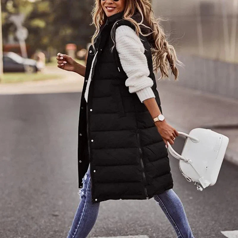 Sophia | Women’s Hooded Quilted Vest 6