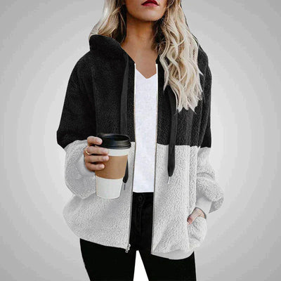 Sophia | Women's Hooded Teddy Vest in Cozy Polyester 6