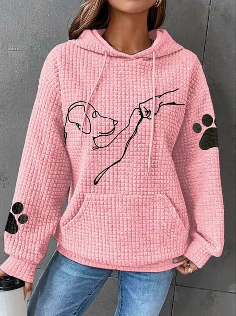 Sophia | Women's Hoodie With Dog Prints 2