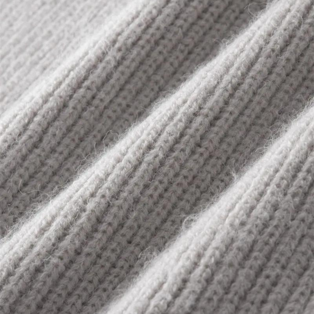 Sophia | Women's Jacket-Style Knit Sweater With Full Zip and Stand Collar 8