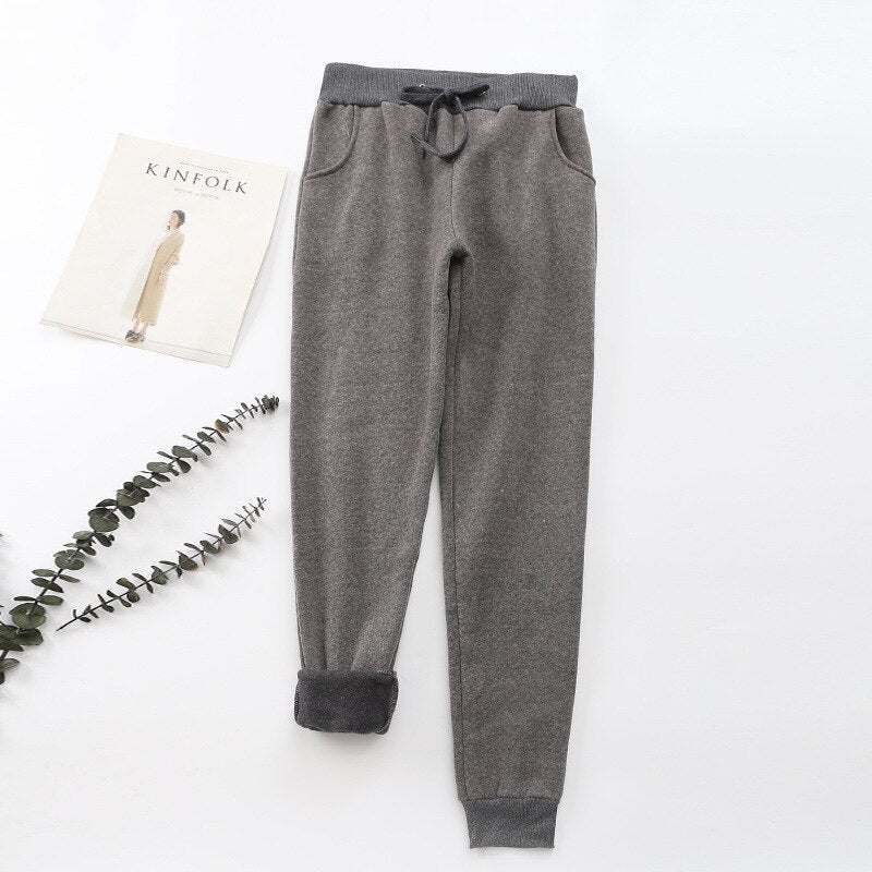 Sophia | Women's Joggers Trousers Drawstring Waist Soft Lined 1