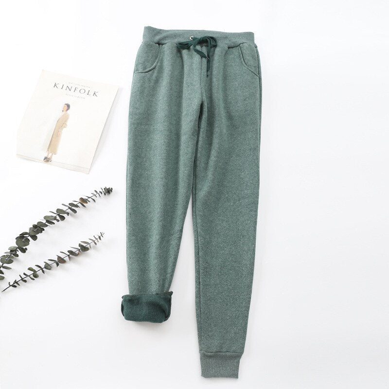Sophia | Women's Joggers Trousers Drawstring Waist Soft Lined 5