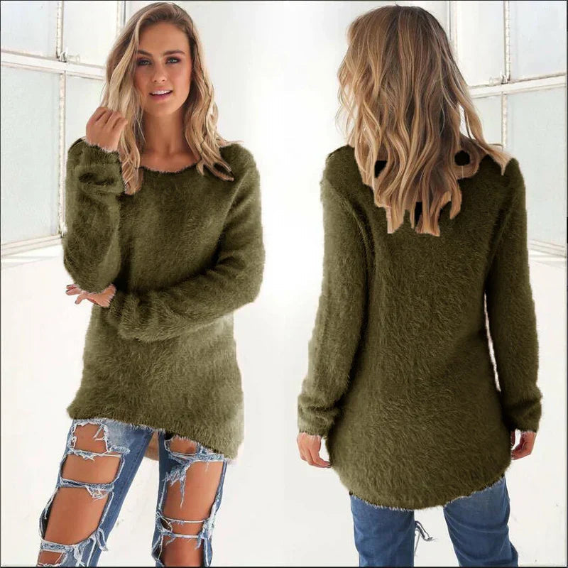 Sophia | Women's Oversized Long Winter Sweater 11