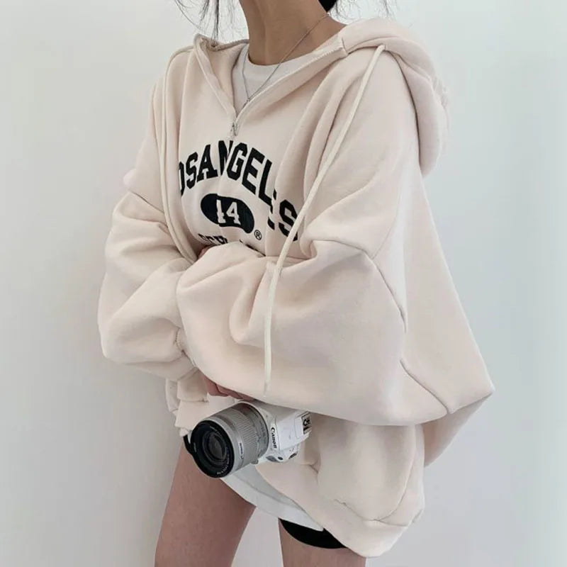 Sophia | Women's Oversized Sweatshirt Winter Casual Cotton Blend 1