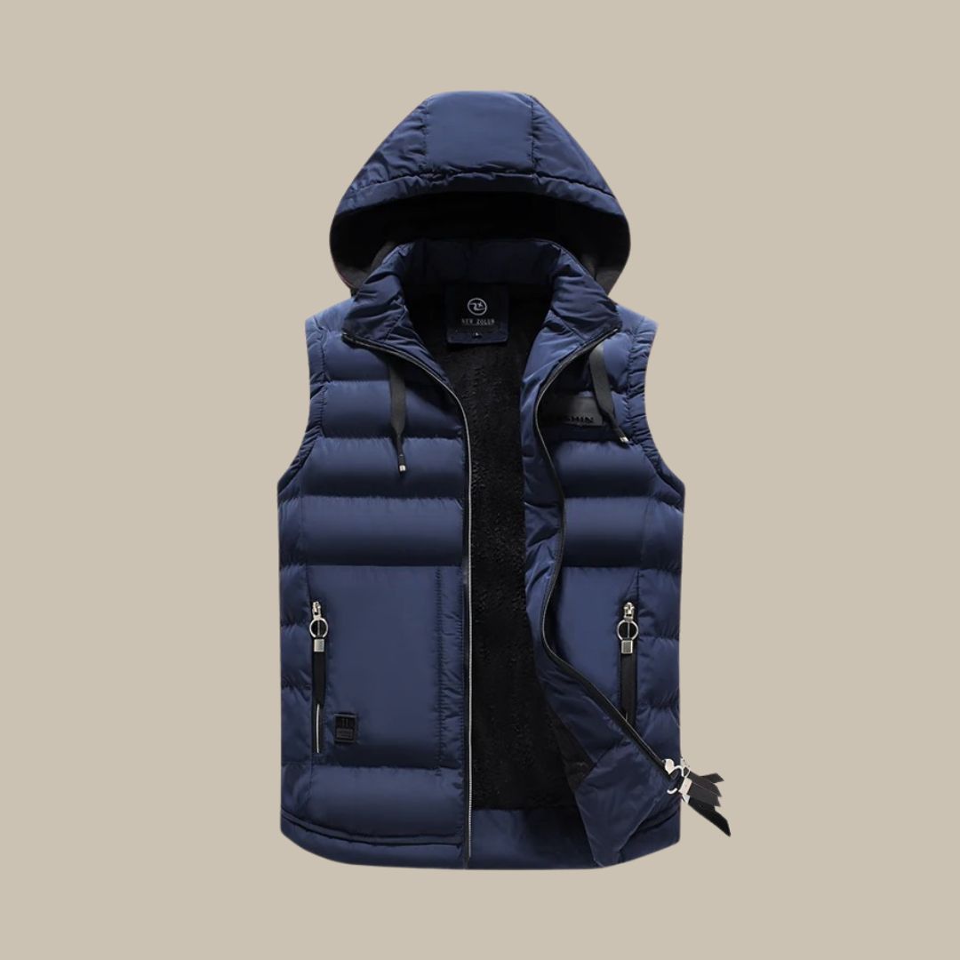 Sophia | Women's Quilted Vest with Removable Hood 0