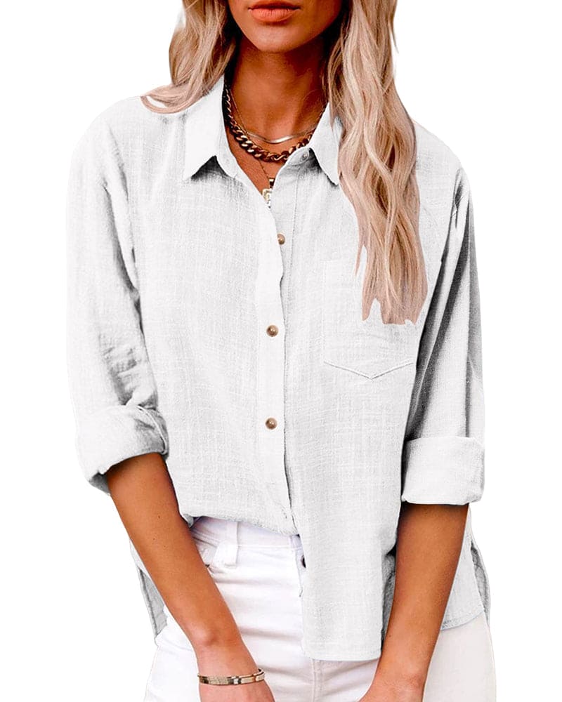 Sophia | Women's Relaxed Fit Shirt in Lightweight Fabric 6