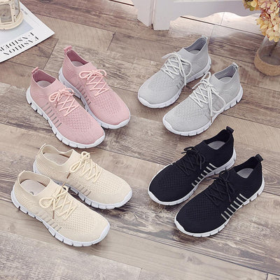 Sophia | Women's Sneakers Breathable Knit Lace-Up Fit 5