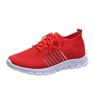Sophia | Women's Sneakers Breathable Knit Lace-Up Fit 8