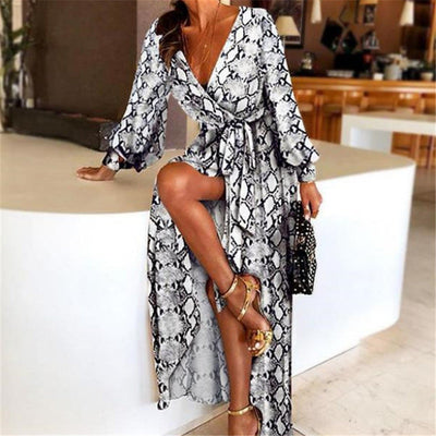Sophia | Women's Summer Wrap Dress With V-Neck and Floral Pattern 9