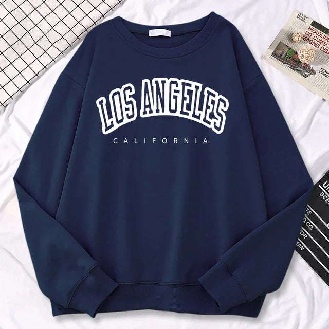 Sophia | Women's Sweatshirt Los Angeles Graphic Crewneck 3