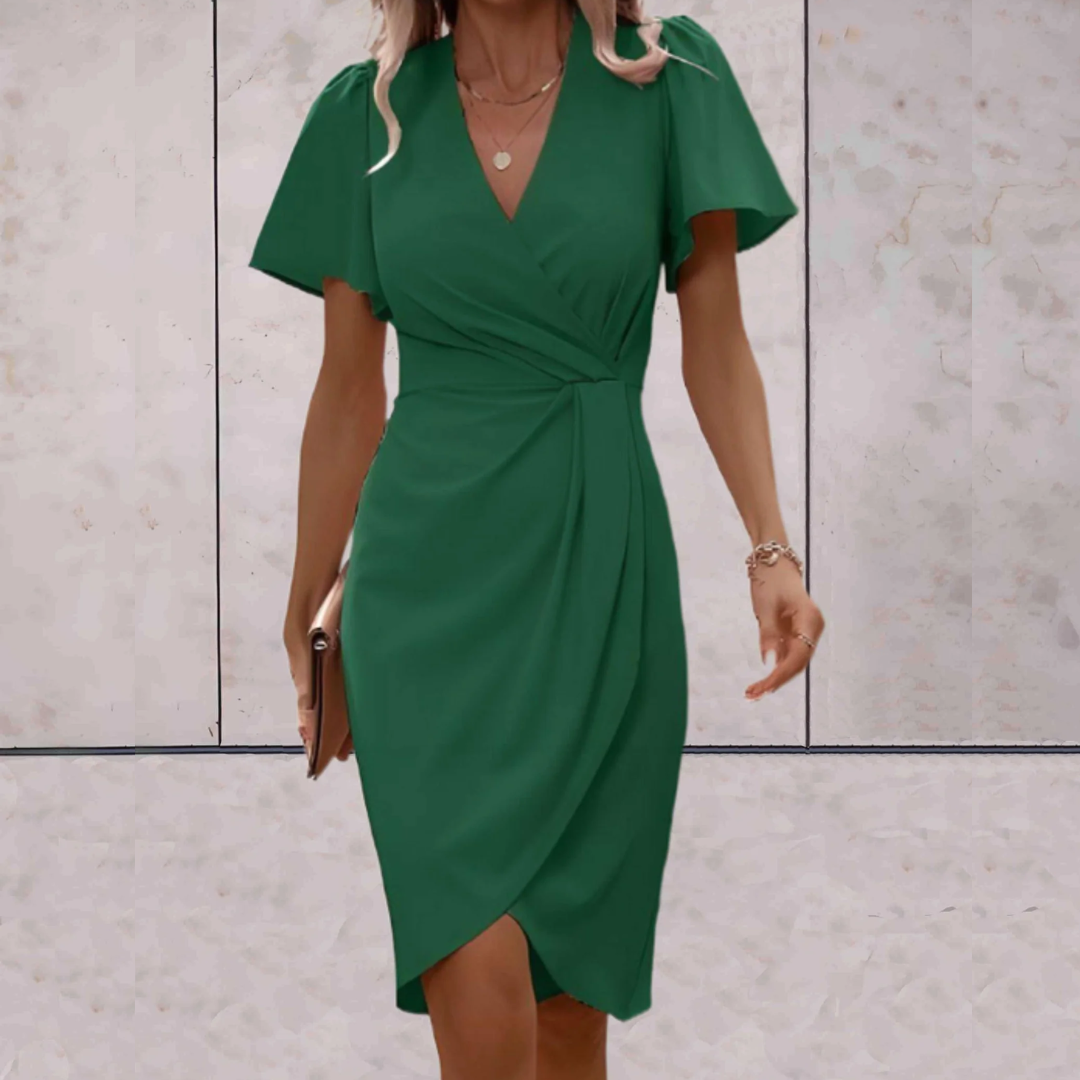 Sophia | Women's Wrap Dress With V-Neck 3