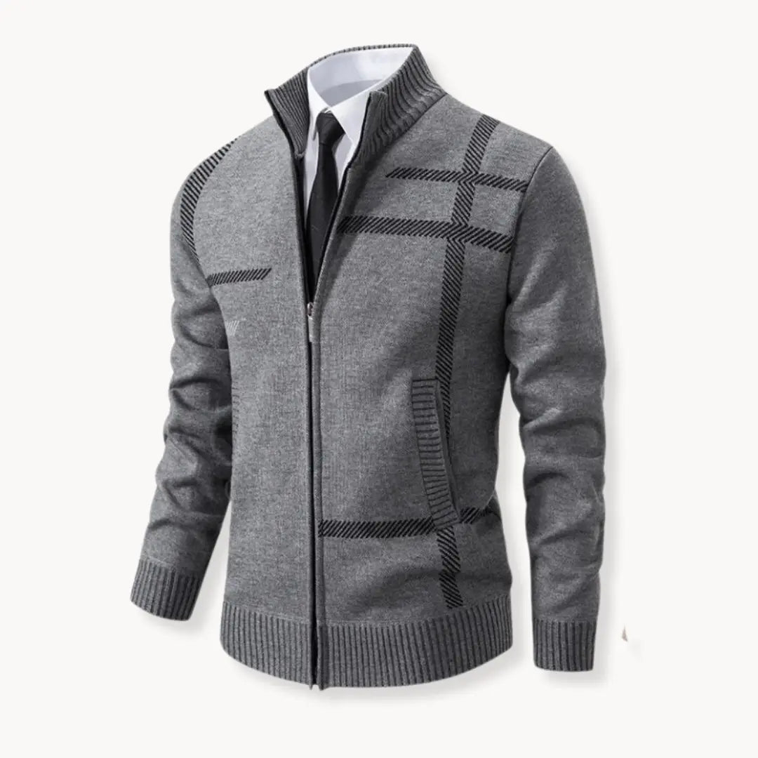 Sophie | Full Zip Knit Sweater Soft Yarn Blend 1