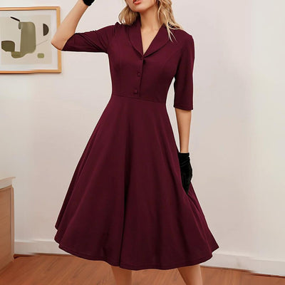 Sophie | Midi Dress Vintage Style 4