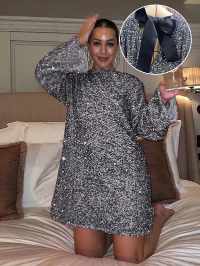 Sophie | Midi Dress With Glitter Design 1