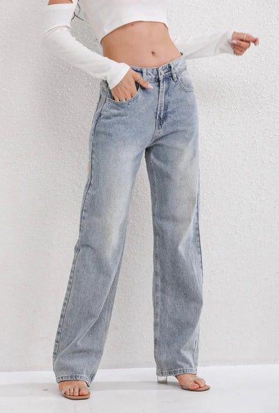 Sophie | Women's Baggy Ripped Jeans with Distressed Detailing 0