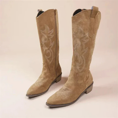 Sophie | Women's Cowboy Boots With Intricate Stitching 1
