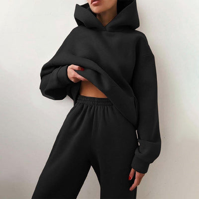 Sophie | Women's Jogger Set Relaxed Fit Pullover Hoodie with Elastic Waist 2