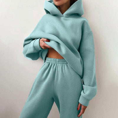 Sophie | Women's Jogger Set Relaxed Fit Pullover Hoodie with Elastic Waist 3