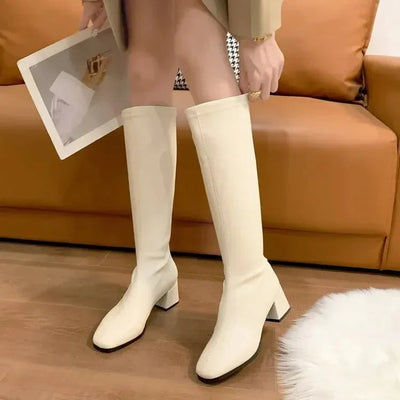 Sophie | Women's Knee High Boots with Block Heel 0