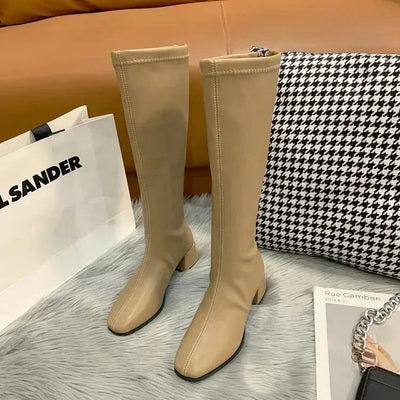 Sophie | Women's Knee High Boots with Block Heel 1