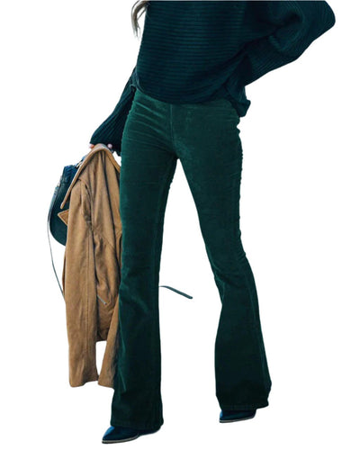 Stefanie | Women's High Waist Flared Trousers 0