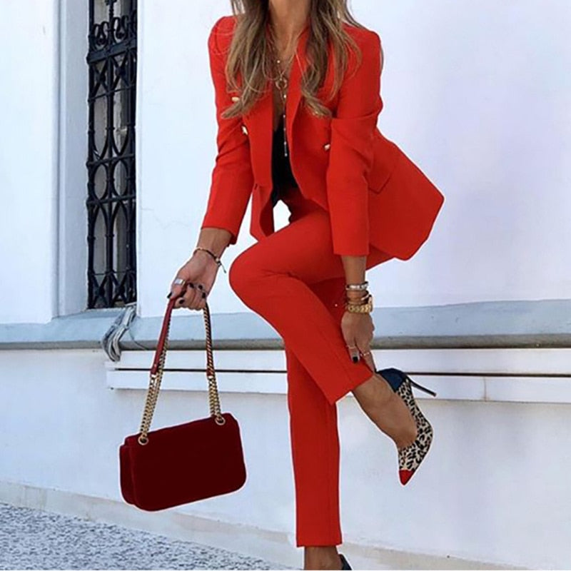 Wendy | Women's Suit Blazer and Trousers Set 2