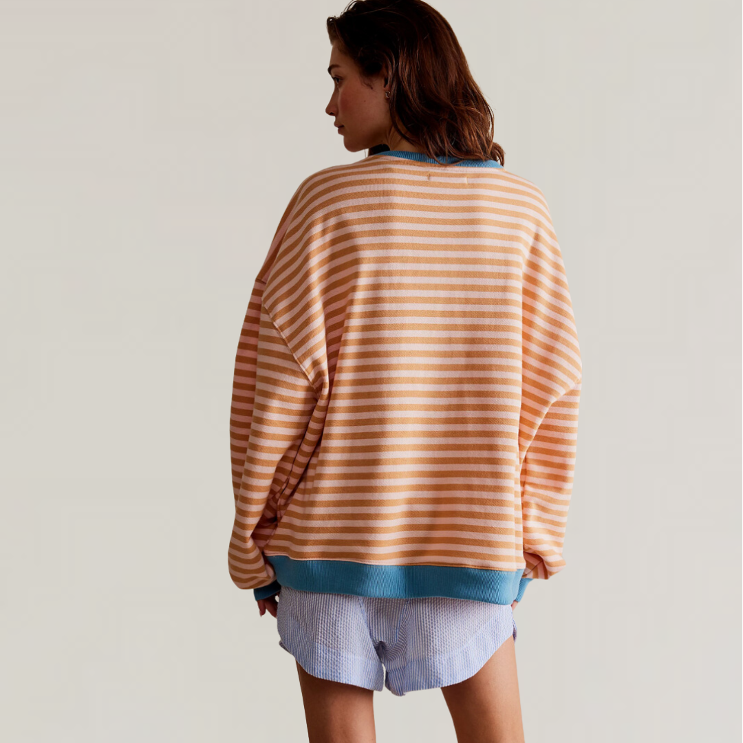 Zoe | Women's Oversized Striped Sweater 5