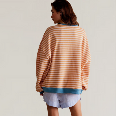 Zoe | Women's Oversized Striped Sweater 5