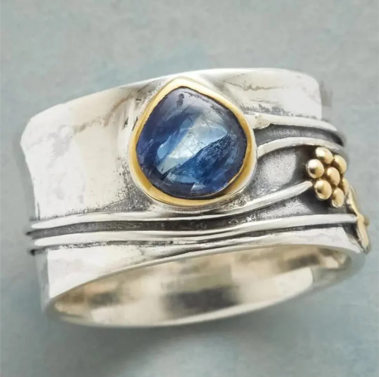 Audrey | Bohemian Gemstone Meditation Ring